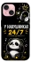 Чехол на Apple iPhone 15 (6.1") У навушниках 24/7 фото 1 из 1