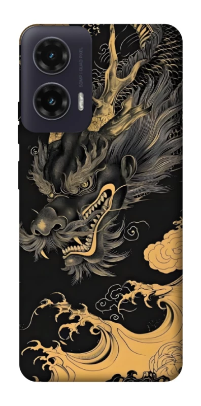 Чохол на Motorola Moto G35 gold dragon фото 1 з 1