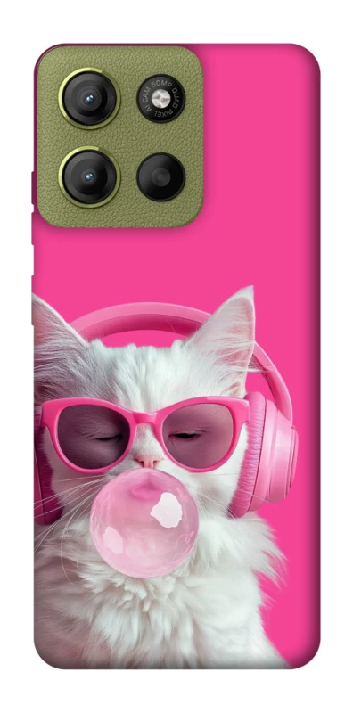 Чохол на Motorola Moto G15 4G Pink kitty фото 1 Чохол на Motorola Moto G15 4G Pink kitty фото 1 з 1