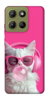 Чохол на Motorola Moto G15 4G Pink kitty фото 1 Чохол на Motorola Moto G15 4G Pink kitty фото 1 з 1