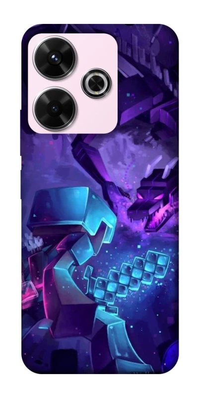 Чохол на Xiaomi Poco M6 4G Minecraft dragon фото 1 з 1