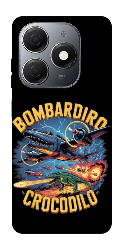 Чохол на TECNO Spark 20 Bombardino Crocodilo v2 фото 1 з 1