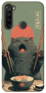 Чехол на Xiaomi Redmi Note 8T Hungry Cat фото 1 из 1