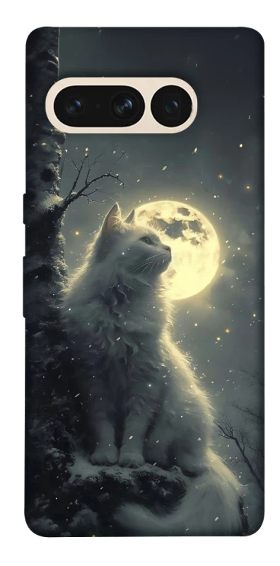 Чехол на Google Pixel 7 Pro Кот под луной фото 1 из 1