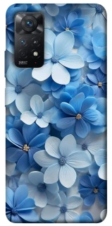 Чехол на Xiaomi Redmi Note 12 Pro 4G Синие цветы фото 1 из 1