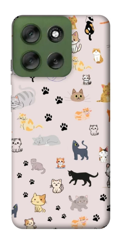 Чохол на Motorola Moto G56 5G Cat style ver.1 фото 1 з 1