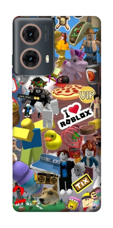 Чохол на Motorola Moto G85 Roblox collage ver.5 фото 1 з 1