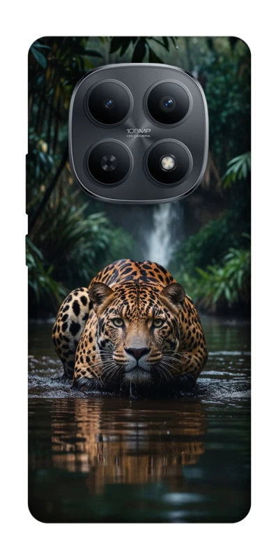Чохол на Xiaomi Redmi Note 15 4G/5G (EU) Leopard in water фото 1 з 1