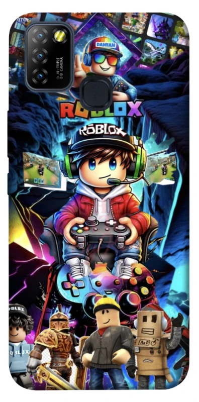 Чохол на Infinix Hot 10 Lite Roblox collage ver.4 фото 1 з 1