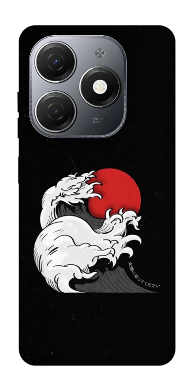 Чехол на TECNO Spark 20 Волны Японии v2 фото 1 из 1