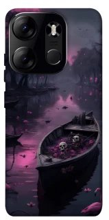 Чехол на Tecno Spark Go 2023 Boat and flamingo фото 1 из 1