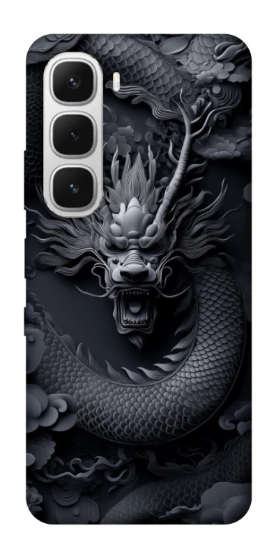 Чехол на Infinix Hot 60i black dragon фото 1 из 1