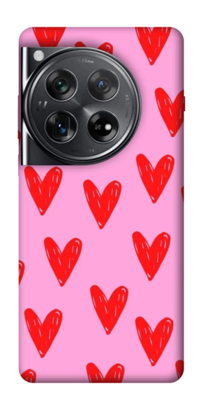 Чохол на OnePlus 12 Red hearts 2 фото 1 з 1