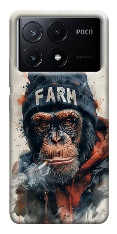 Чохол на Xiaomi Poco X6 Шимпанзе v3 фото 1 з 1