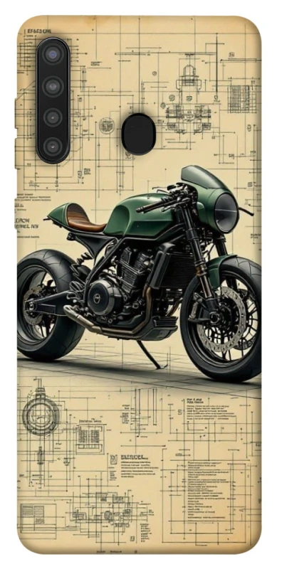 Чехол на Samsung Galaxy A21 Bike model фото 1 из 1