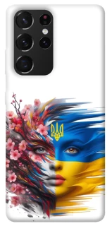 Чохол на Samsung Galaxy S21 Ultra Flowering Ukraine фото 1 з 1