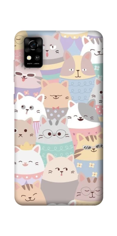 Чохол на ZTE Blade A31 Funny Kittens ver.2 фото 1 з 1