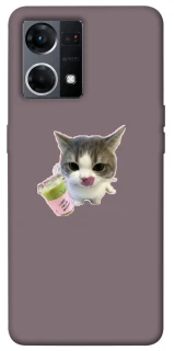 Чохол на Oppo Reno 7 4G cat matcha фото 1 з 1