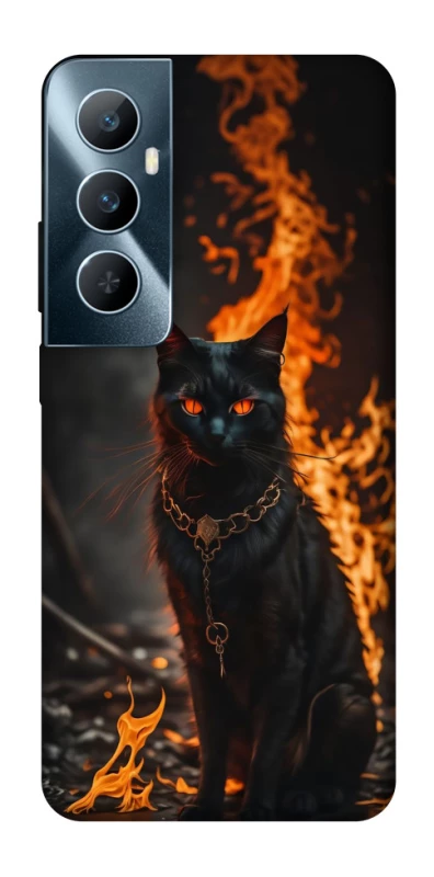 Чохол на Realme C65 4G Вогняний кіт фото 1 з 1