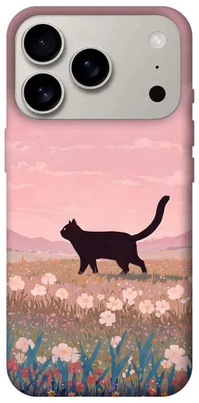 Чохол на Apple iPhone 18 Pro cat on a field фото 1 з 2