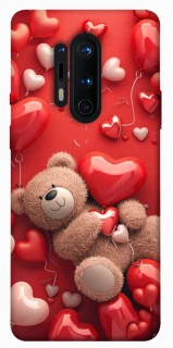 Чехол на OnePlus 8 Pro bear in hearts фото 1 из 1