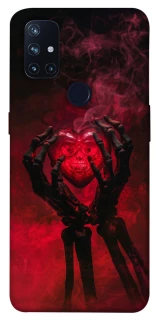 Чехол на OnePlus Nord N10 5G Heart in the hands of a skeleton фото 1 из 1