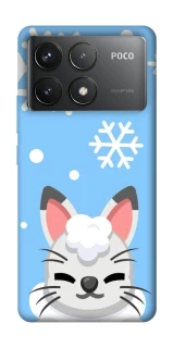 Чохол на Xiaomi Poco F6 Pro Adopt Me Snow Kitty Smile фото 1 з 1