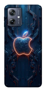 Чохол на Motorola Moto G54 Apple logo ver.1 фото 1 Чохол на Motorola Moto G54 Apple logo ver.1 фото 1 з 1