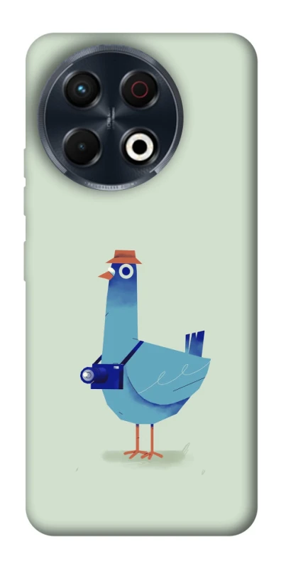 Чехол на TECNO Spark 30 Pro (KL7) Голуб-детектив фото 1 из 1