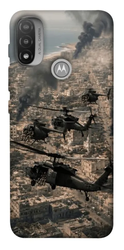 Чохол на Motorola Moto E20 Black hawk фото 1 з 1