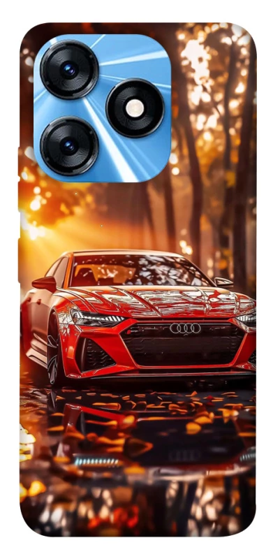 Чехол на TECNO Spark 10 Audi at sunset фото 1 из 1