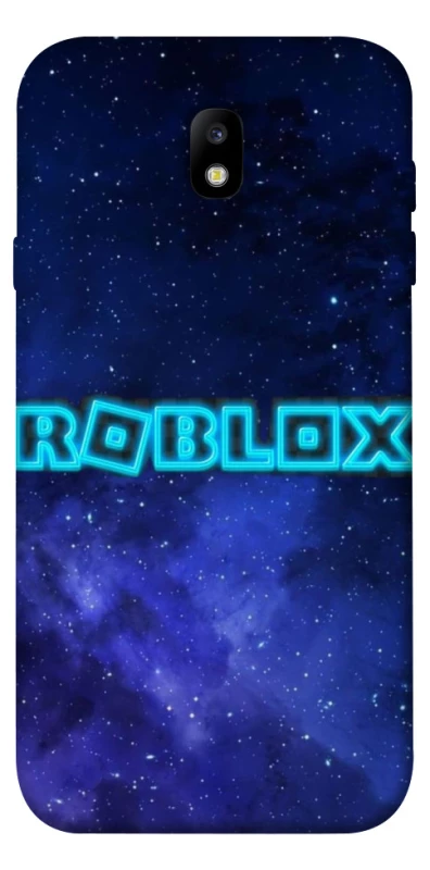 Чохол на Samsung J730 Galaxy J7 (2017) Roblox Space Logo Blue фото 1 з 1