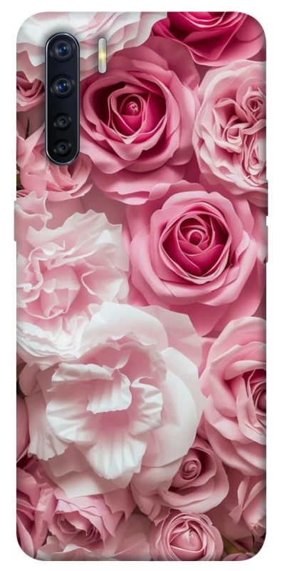 Чехол на Oppo A91 Розовые цветы фото 1 из 1