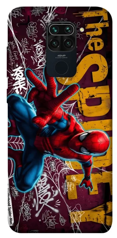 Чехол на Xiaomi Redmi Note 9 / Redmi 10X Spider Man ver.3 фото 1 из 1
