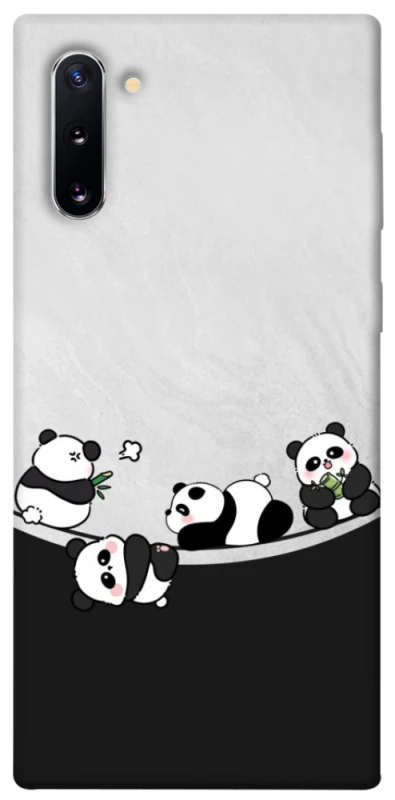 Чехол на Samsung Galaxy Note 10 Four pandas фото 1 из 1