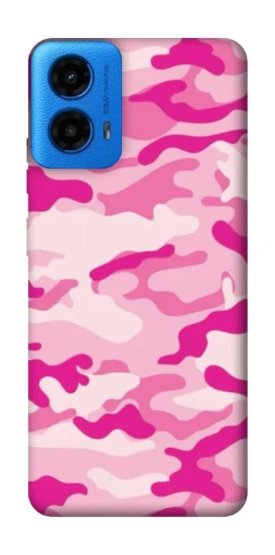Чехол на Motorola Moto G45 camouflage pink фото 1 из 1