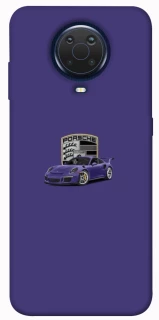 Чехол на Nokia G20 / G10 / 6.3 Porsche purple фото 1 из 1