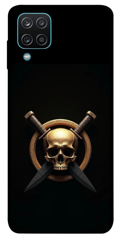 Чохол на Samsung Galaxy M12 Golden Skull фото 1 з 1