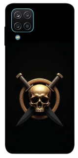 Чохол на Samsung Galaxy M12 Golden Skull фото 1 з 1