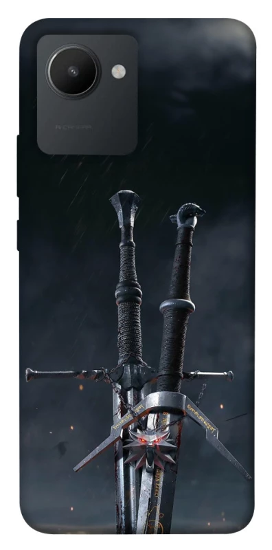 Чехол на Realme C30s Мечи Ведьмака фото 1 из 1