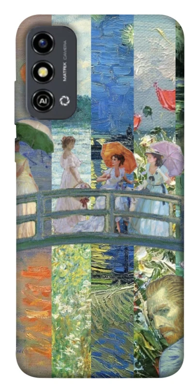 Чехол на ZTE Blade A53 Art collage ver.6 фото 1 из 1