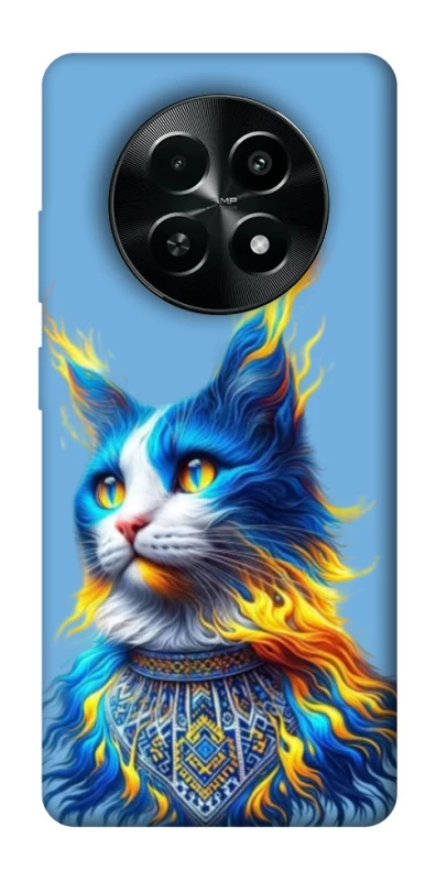 Чохол на Realme Narzo 70x Кіт патріот фото 1 з 1