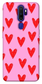 Чохол на Oppo A5 (2020) / Oppo A9 (2020) Red hearts 2 фото 1 з 1