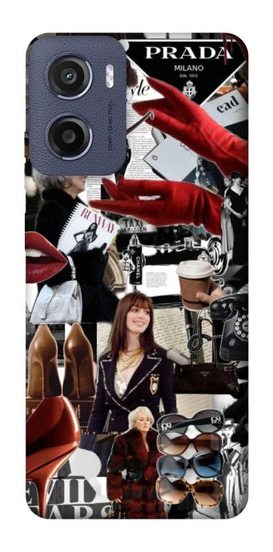 Чохол на Motorola Moto E15 Fashion collage ver.13 фото 1 з 1