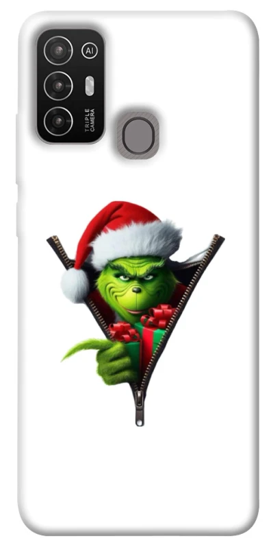 Чохол на ZTE Blade A52 Grinch mood ver.2 фото 1 з 1