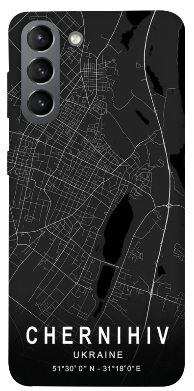 Чехол на Samsung Galaxy S21 Chernihiv map фото 1 из 1