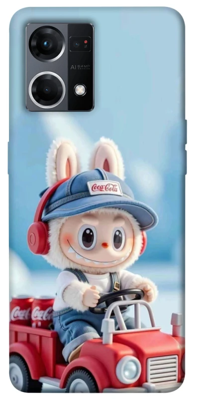 Чохол на Oppo Reno 7 4G Labubu in the car фото 1 з 1