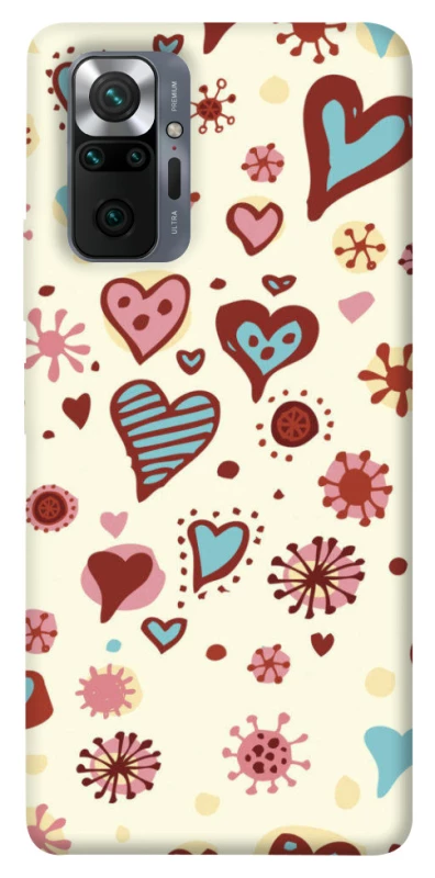 Чехол на Xiaomi Redmi Note 10 Pro Pretty hearts фото 1 из 1