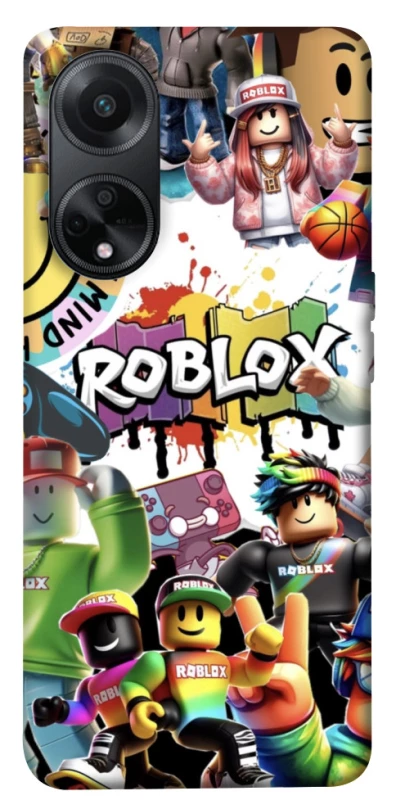 Чехол на Oppo A58 4G Roblox Characters Collage фото 1 из 1