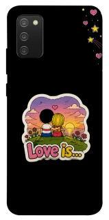 Чехол на Samsung Galaxy A02s Love is ver.5 фото 1 из 1